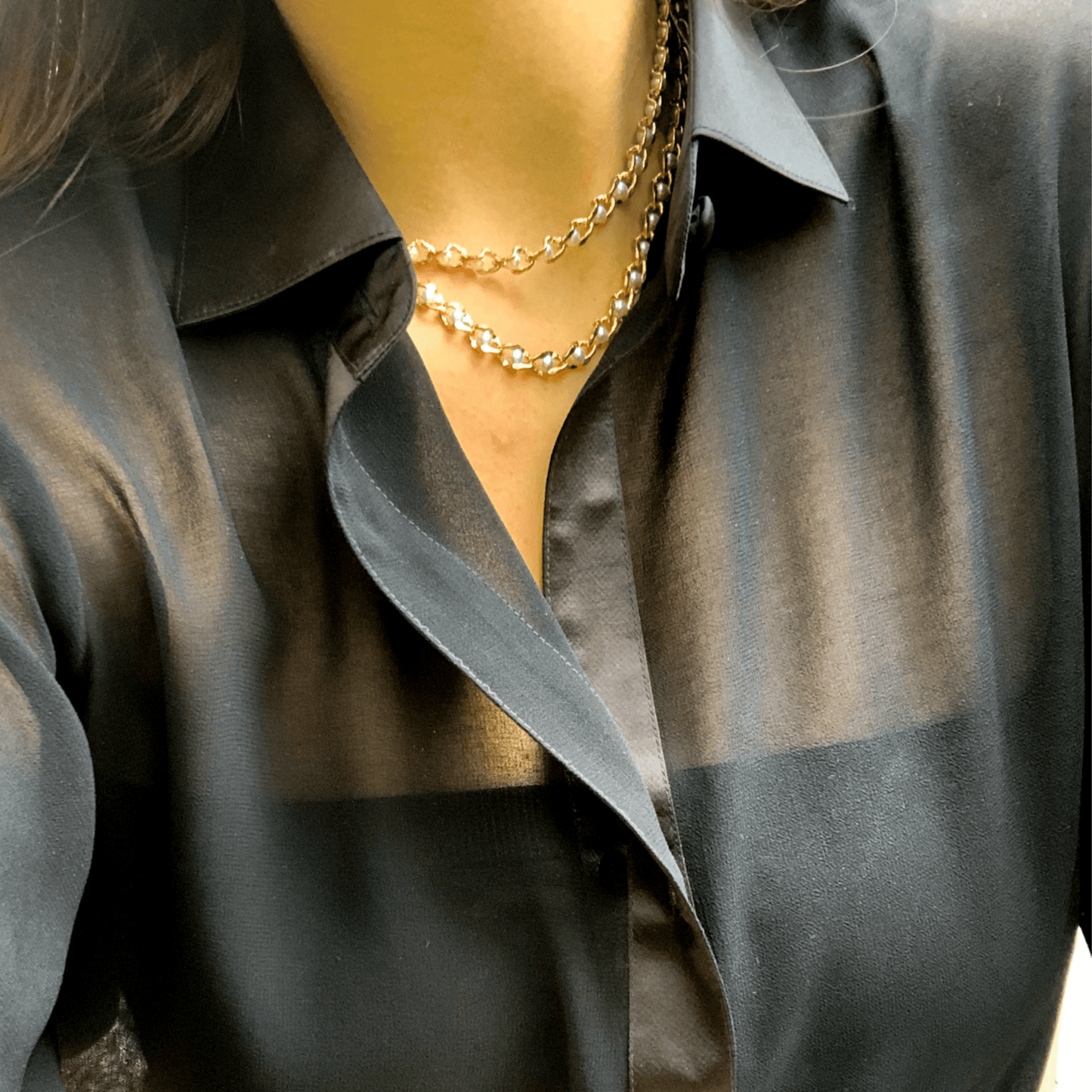 The Jean Pearl Mask Chain